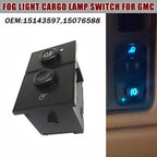 New Headlight Fog Lamp Control Light Button Switch For Cadillac Escalade EXT ESV Chevy Avalanche Silverado GMC Sierra 15143597