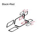 Car Side Sticker Racing Sport Decal for VW Transporter Touran Caddy Ford Transit Fiat Ducato Reanult Trafic Citroen Berlingo
