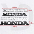 ABS Car 3D Emblem Letter Stickers Rear Tail Trunk Badge for Honda Logo CRV HRV Fit Jazz City Odyssey Jade Vezel NSX Accord Civic