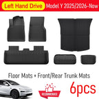 Floor Mats for Tesla Model Y 2025 2026 Juniper All Weather Trunk Mat Kick Pads Cargo Frunk Liners Seatback Protector Accessories
