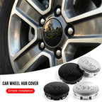 4Pcs/set Anti-Rust Snap-On Wheel Center Hub Caps Center Covers for Jeep Renegade Compass Wrangler JK Patriot Grand Cherokee SRT