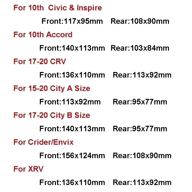 Front Rear Car Logo for Honda Accord Civic Inspire 10th City Crider CR-V Envix Steering Wheel Cover Sticker Decoration 3PCS