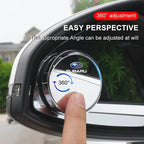 1 Pair 360 Degree Wide Angle Adjustable Car Rear View Mirror For Subaru LEGACY Forester Outback Rally WRX WRC XV Impreza
