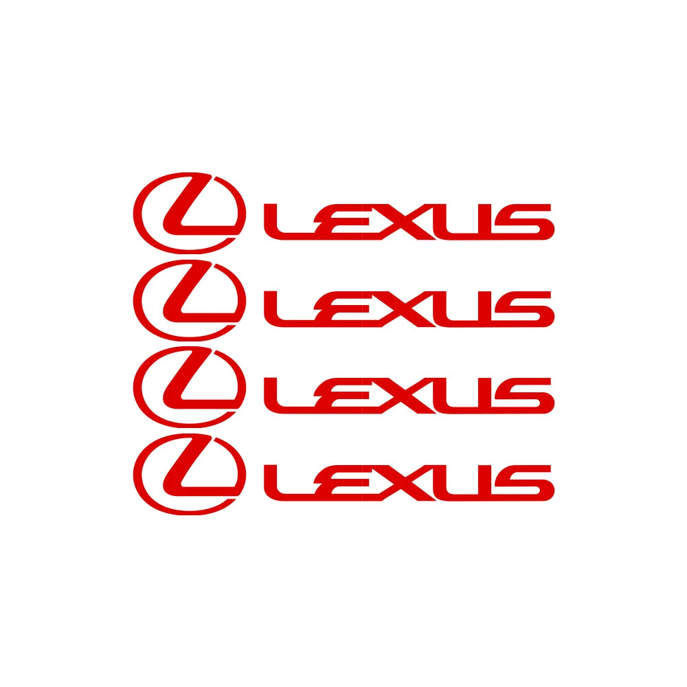 4Pcs Car vinyl Styling Door Handle Decor Stickers Decals Accessories For Lexus LS LC IS350 ES300h ES300 IS220d NX350h RX CT200h