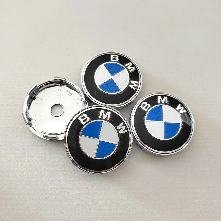 60mm-4pcs BMW hub cover tire center is suitable for hub cover replacement parts with 60mm diameter.
