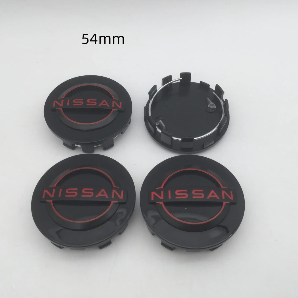 54mm/63mm New Car Wheel Center Hub Caps Rim Modified Covers for Nissan Teana Tiida Sentra X Trail T32 Qashqai J10 J11 Leaf Juke