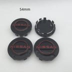 54mm/63mm New Car Wheel Center Hub Caps Rim Modified Covers for Nissan Teana Tiida Sentra X Trail T32 Qashqai J10 J11 Leaf Juke