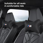 Soft Suede Neck Pillow Comfort Car Headrest Interior Decor Accessories For BMW E90 G80 M3 G30 M5 F82 F83 F20 F21 G42 F95 F96 G06
