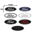 22.3X9cm Car Front Grille Emblem Stickers Rear Trunk Decal Replacement Accessories For Ford F150 F250 Edge Escape Transit Fusion