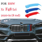 ABS Car Grille Trim Strip For BMW X1 X2 X3 X4 X5 X6 X7 E84 F48 F49 F39 E83 F25 G01 F26 G02 E70 F15 E53 G05 E71 E72 F16 G06 G07