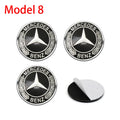 4Pcs 56mm 60mm 65MM Car Wheel Hub Cap Center Sticker Emblem Badge Decal Accessory For Mercedes Benz AMG class W206 W205 W203 GLC