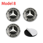 4Pcs 56mm 60mm 65MM Car Wheel Hub Cap Center Sticker Emblem Badge Decal Accessory For Mercedes Benz AMG class W206 W205 W203 GLC