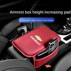 Leather Car Armrest Box Pad Auto Armrest Mat High Quality Accessorie For Chevrolet Camaro Colorado Cobalt Beat Groove Volt Trax