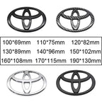 3D Car logo series Front Head Grill Hood Bonnet Emblem Rear Tail Bumper Trunk Badge For Toyota Corolla Camry RAV4 Hilux Yaris