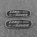 3D Metal Car Front Grille Emblem for Land Rover SOLIHULL ENGLAND Logo Sticker Defender 2015 Auto Badge Decoration Accessories