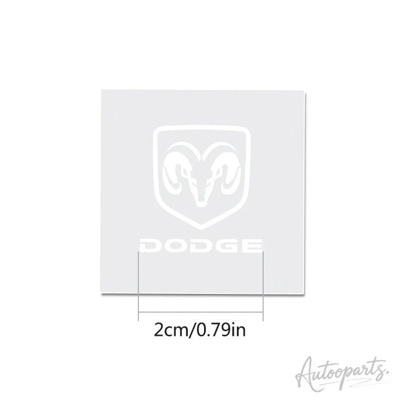 Creativity Dodge Logo Fashion Car Emblem Decorative Sticker For Dodge Ram 1500 Journey Charger Dart Challenger Durango Accessory