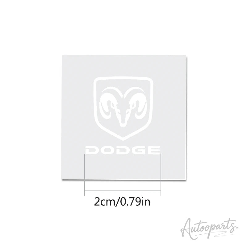 Creativity Dodge Logo Fashion Car Emblem Decorative Sticker For Dodge Ram 1500 Journey Charger Dart Challenger Durango Accessory