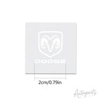 Creativity Dodge Logo Fashion Car Emblem Decorative Sticker For Dodge Ram 1500 Journey Charger Dart Challenger Durango Accessory