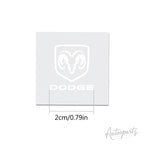 Creativity Dodge Logo Fashion Car Emblem Decorative Sticker For Dodge Ram 1500 Journey Charger Dart Challenger Durango Accessory