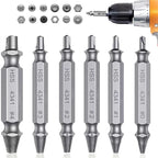 Juego de Extractor de tornillos dañados, broca HSS, removedor roto pelado, pequeño, fácil y rápido, Kit de extracción, herramientas eléctricas de fácil demolición