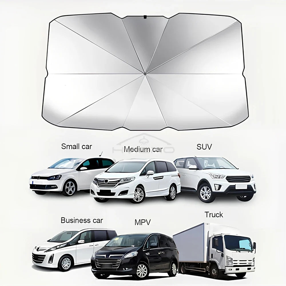 Parasol plegable multiusos para parabrisas de coche, accesorio para Interior, parte, Parasol automático, cubiertas delanteras