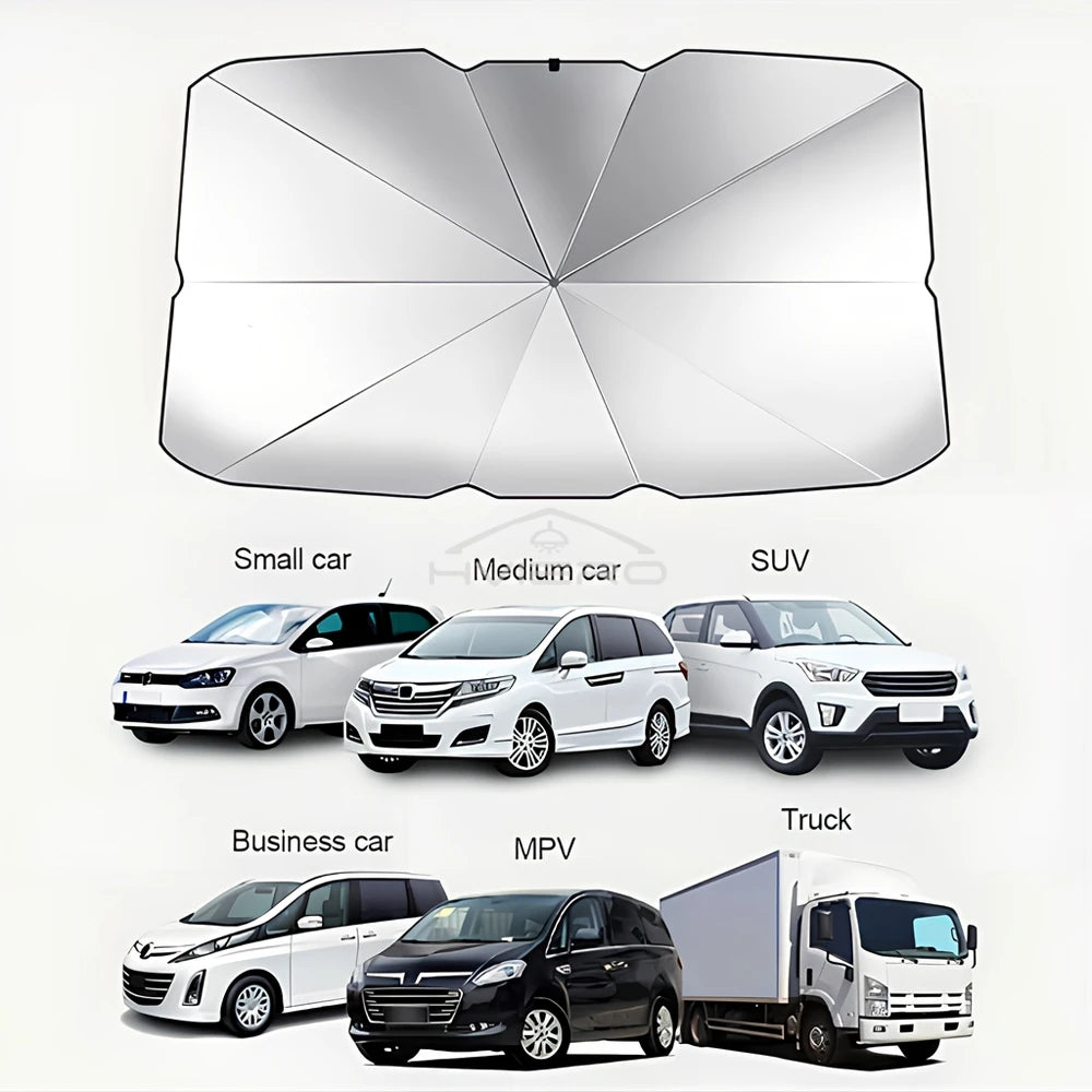 Parasol plegable multiusos para parabrisas de coche, accesorio para Interior, parte, Parasol automático, cubiertas delanteras