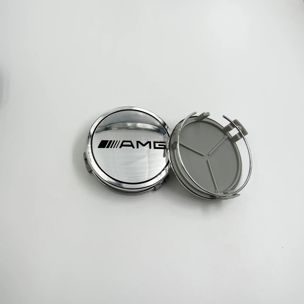 4pcs 75MM Car Wheel Center Hub Caps Covers For Mercedes Benz A B C S Class AMG GLA CLA GLC W176 W221 W204 W205 accessories
