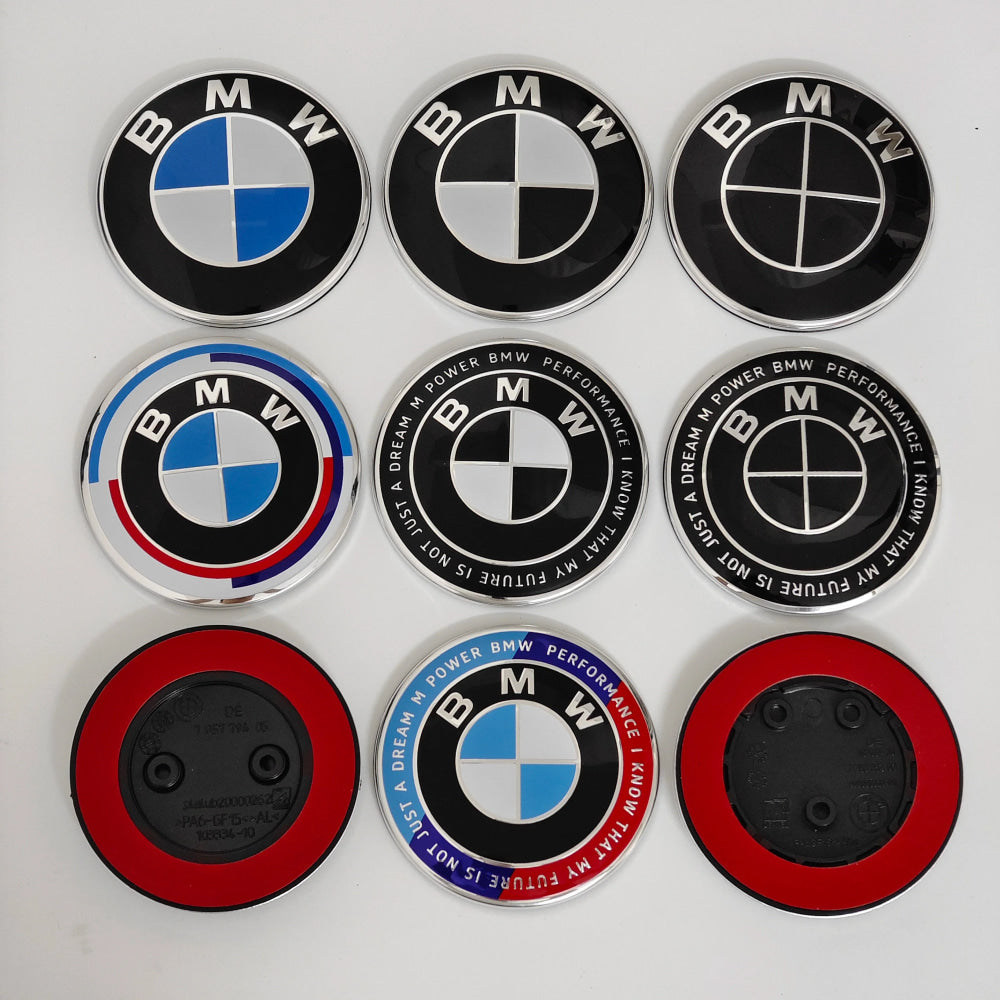 For BMW F20 F22 F23 F30 F80 F31 F34 F32 F82 F33 F10 F11 E81 E87 E63 E64 1Pcs 2 Holes 3 Holes Hood Emblem Trunk Badge Accessories