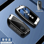 New Metal Car Key Case Cover Shell Fob For BMW i7 X7 G07 LCI iX I20 X1 U11 7 Series G70 G09 XM U06 G81 M3 2023 Protector Keyless