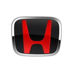 1pcs 3D H Custom Badge Decal for Honda Civic VEZEL CRV City Accord Fit Odyssey Car Hood Front Grill Rear Trunk H Logo Sticker