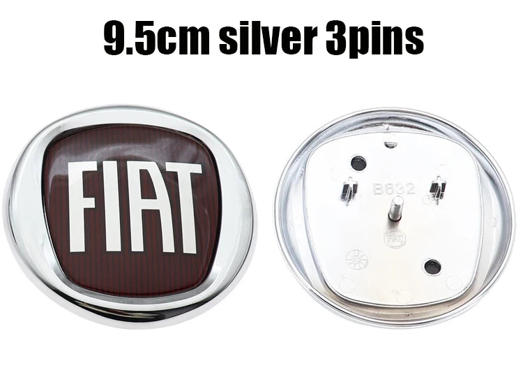 1pcs 6cm 9.5cm 12cm 3D ABS Car Front Logo Steer Wheel Rear Bumper Tail Door Trunk Emblem Sticker Styling Accessories