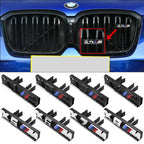 1Pcs  3D ABS Plastic M Series Decor Badge, Front Grille M Sport Logo Car Styling Trim Accessories for BMW M Competition Mo
