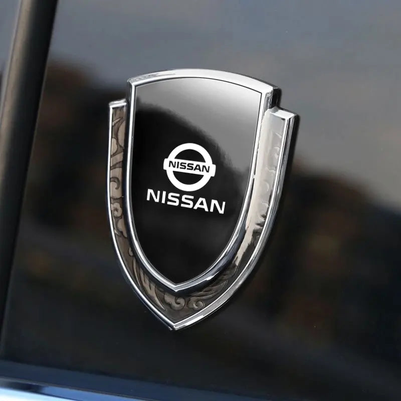 Car Side Fender Car Body Sticker Shield Emblem Badge Logo For Nissan Rogue Pathfinder X-Trail GTR Note Qashqai Juke Patrol