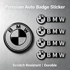 4Pcs Aluminum 3D Speaker Audio Emblem Sticker Decals For BMW M 3 4 5 7‑Series F10 F30 G20 G22 G23 G26 G30 G32 X1
