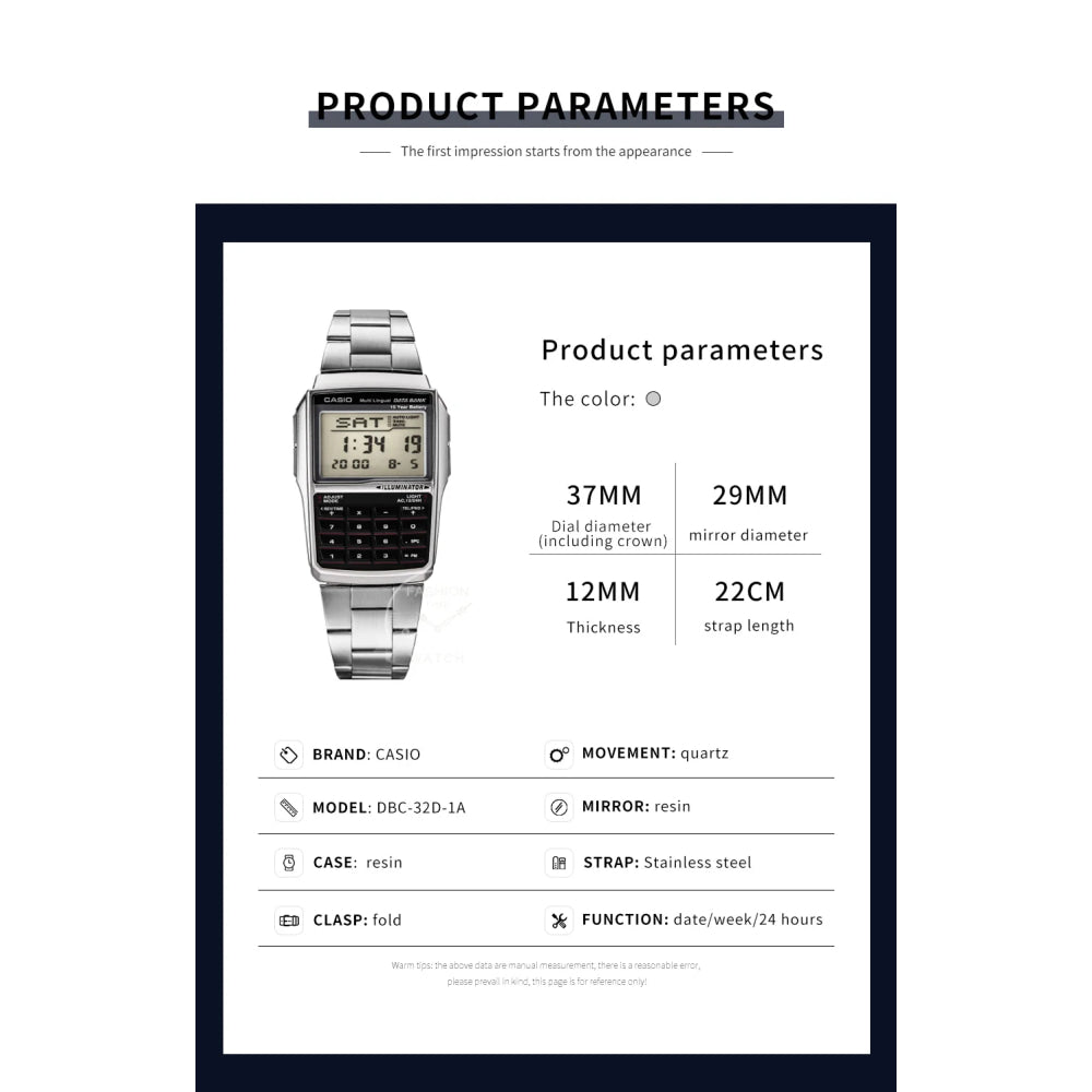 Casio watch for men  top luxury set military LED relogio 50m Waterproof digital sport quartz watch Retro computer style