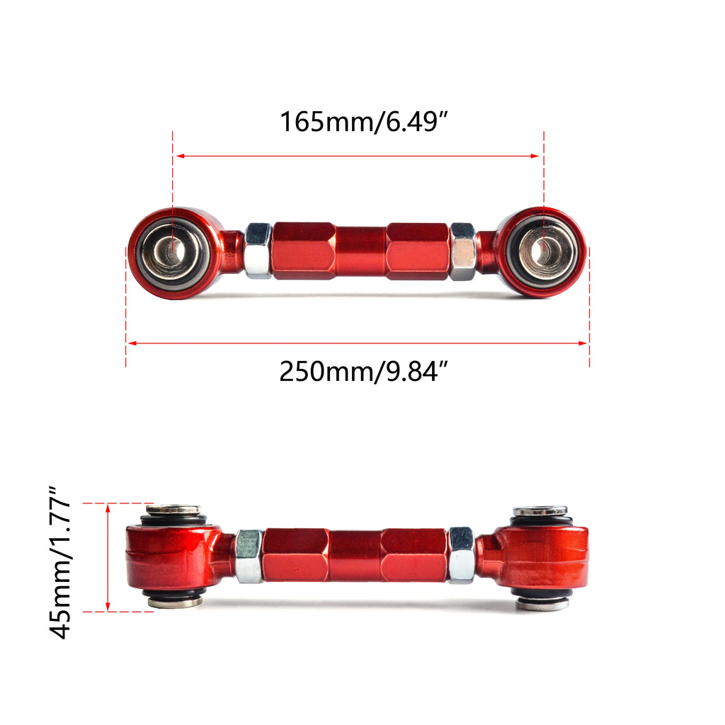 Adjustable Suspension Steering System Rear Control Arms Spherical Bearings For Mitsubishi Lancer 02-06 FWD Models Excluding evo