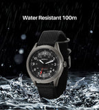BERNY Titanium Automatic Men's Field Watches Date Sapphire Super Luminous Sports Easy Read Outdoor 10ATM Mechanical Watch