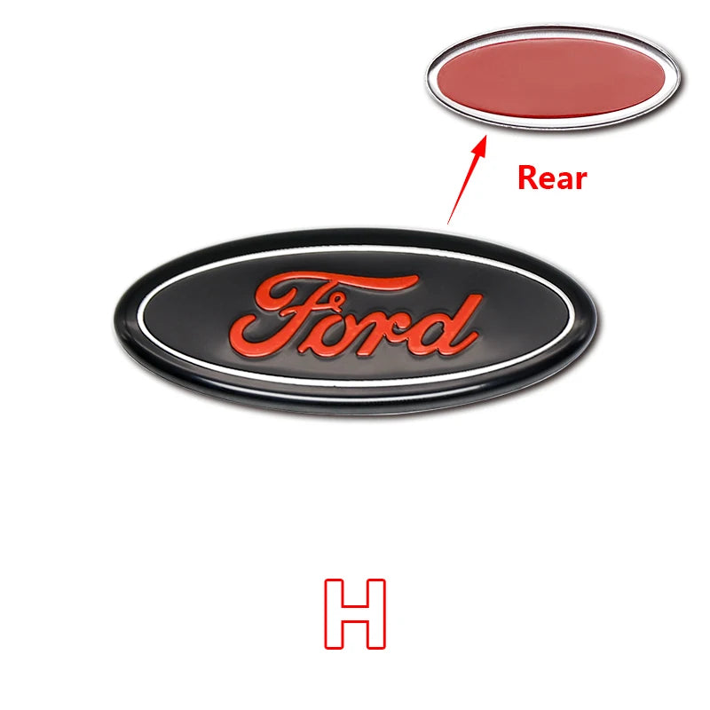 Aluminum Badge 5.8cm Car Steering Wheel Emblem Decals For Focus 2 Mk3 F150 Mondeo Fusion Ranger Escort Explorer Kuga Taurus