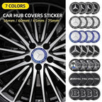 56mm 60mm 65mm 75mm Car Wheel Center Hub Caps Cover Rim Exterior Sticker For Mercedes Benz A B C E Class GLC GLK GLE GLA CLA GLB