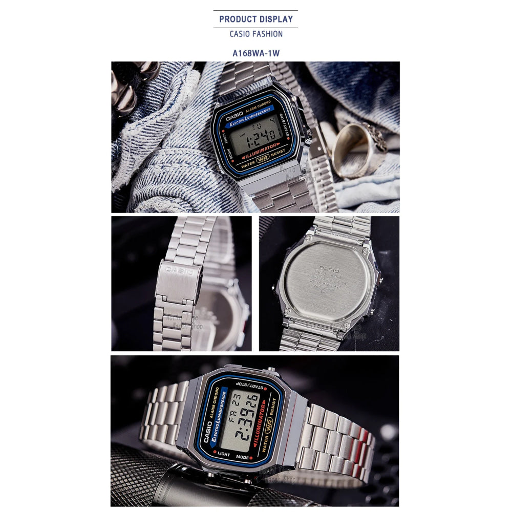 Casio watch silver watch men set brand luxury LED digital Waterproof Quartz men watch Sport military Wrist Watch relogio masculi