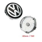 Abs - 4pcs 55mm 56mm 65mm 70mm Car Styling Wheel Center Cap Hub Covers Badge Accessories For VW Volkswagen 3B7601171 1J0601171