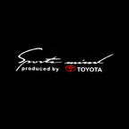 1Pcs Sport Design Car Front Head Light Eyebrow 3D Sticker Emblem For  Toyota TRD Camry RAV4 Land Corolla Levin Yaris Aygo Hilux