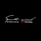1Pcs Sport Design Car Front Head Light Eyebrow 3D Sticker Emblem For  Toyota TRD Camry RAV4 Land Corolla Levin Yaris Aygo Hilux