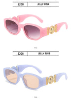 Vintage Square Luxury Small Frame Sunglasses Men Women Rectangle Brand Design Fashion Square Sun Glasses Shades Vintage Glasses