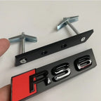 1Pc Audi Car Grill Badge Front Emblem for Audi Sticker S5 S6 S7 S8 RS3 RS4 RS5 RS6 RS7 RS8 SQ3 SQ5 Auto Modification Accessories