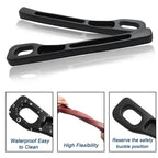 Tira de enchufe de costura lateral para asiento de coche, tira de relleno a prueba de fugas para todos los modelos de coche, billetera, soporte para teléfono, accesorios para coche, 2 uds.