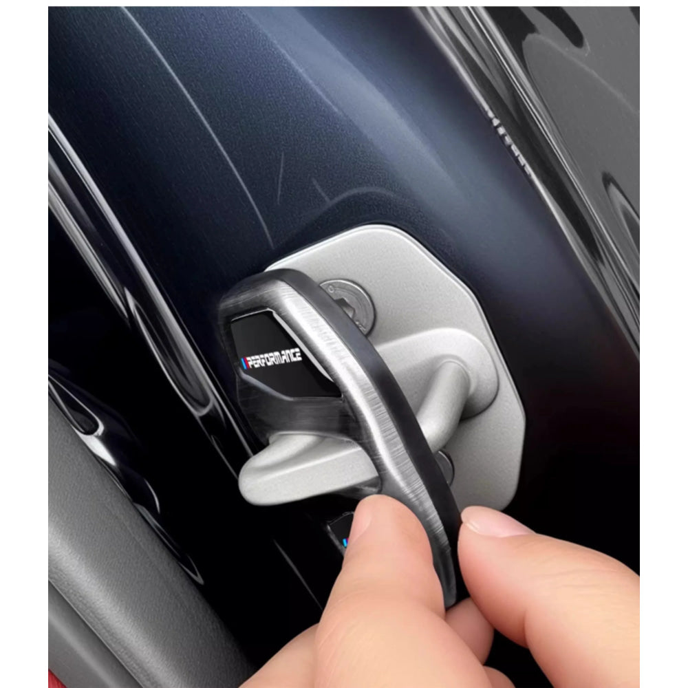4pcs Car Door Lock Cover For BMW3 5Series X1X3X4X5 G01 G20 G32 F48 G45 G02 F15 G05 G07 G60 Anti Rust Protective Trim accessories
