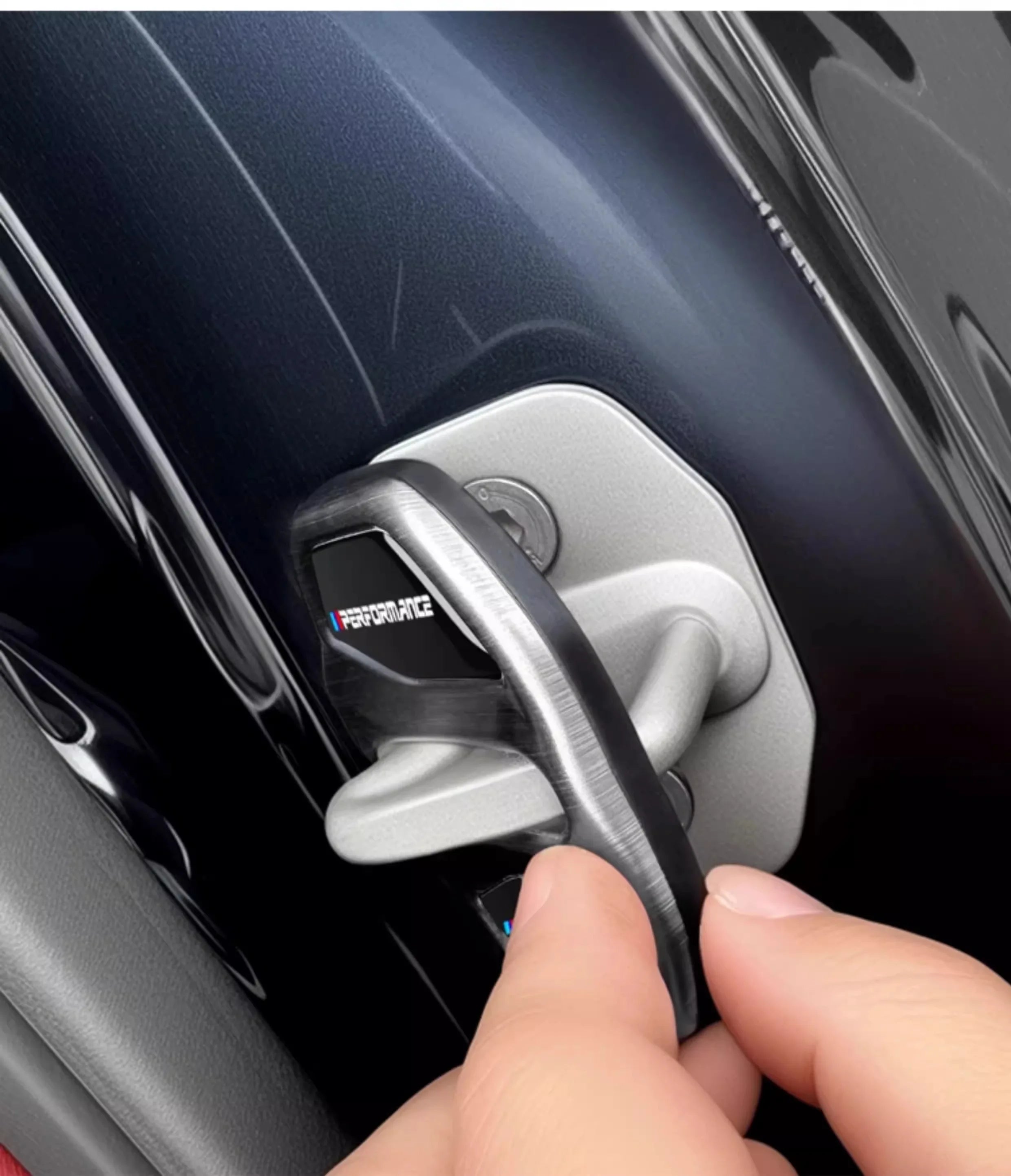 4pcs Car Door Lock Cover For BMW3 5Series X1X3X4X5 G01 G20 G32 F48 G45 G02 F15 G05 G07 G60 Anti Rust Protective Trim accessories