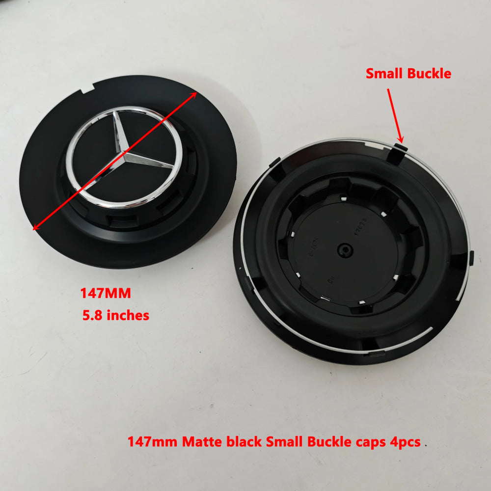4PCS Aluminum Car Wheel Center Hub Caps for Mercedes-Benz A45S C63S E63S AMG GT GTS C190 Auto Styling Accessories