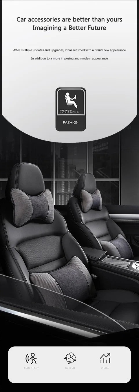 Car Seat Headrest Neck Support Pillow Soft Pad for BMW 2 5 6 7 Series F20 G20 G30 X1 X3 X4 X5 X6 F15 G05 Car Sticker Accessories